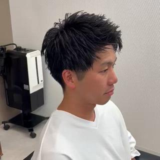 メンズ メンズパーマ/メンズ カット　丹上俊弥のヘアスタイル