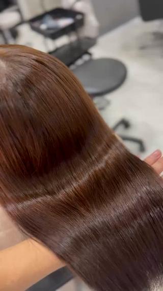 ロング カラー 髪質改善 艶髪矯正 エクステ かいり✂️のヘアスタイル