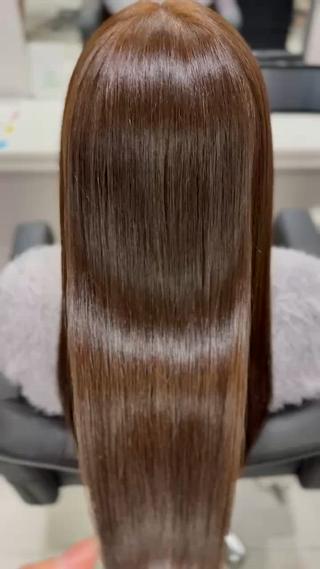 ロング カラー 髪質改善 艶髪矯正 エクステ かいり✂️のヘアスタイル