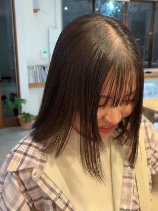 朝が楽になるストレートヘア