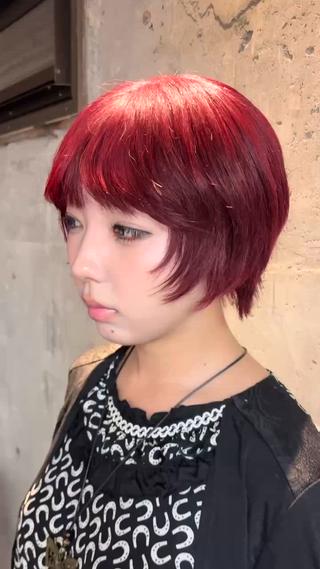 ショート Cocona 🦤 /ブリーチ/デザインのヘアスタイル