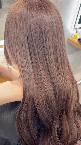 ロング 透明感/韓国風 RENA🤎のヘアスタイル