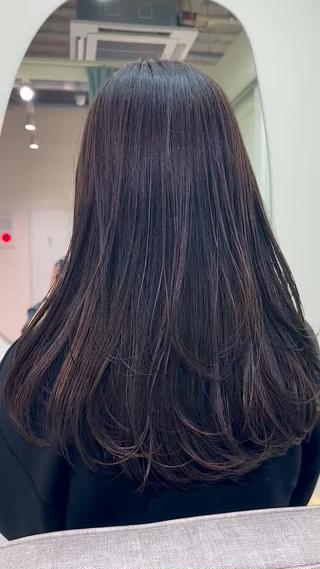 ロング カラー 石井歩 広島/ボブ/レイヤーのヘアスタイル