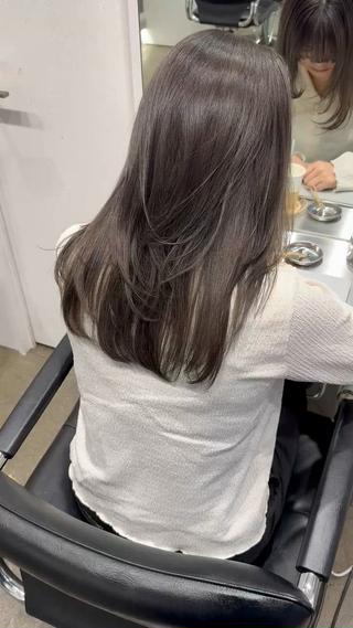 ロング カラー 新宿 似合わせカラー HINAのヘアスタイル