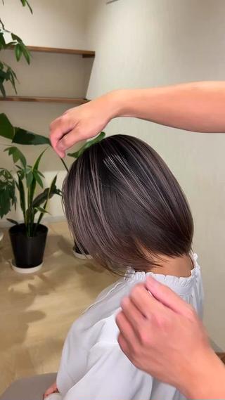 ショート 本郷 豊のヘアスタイル