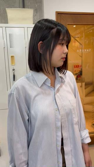ショート ボブ×縮毛矯正 ryotaのヘアスタイル