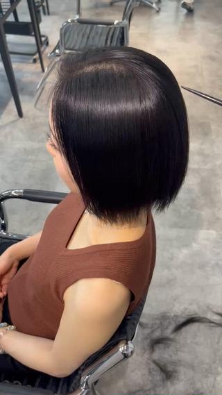 ショート ボブ×縮毛矯正 ryotaのヘアスタイル