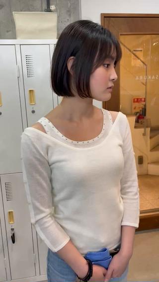 ショート ボブ×縮毛矯正 ryotaのヘアスタイル