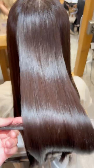 ロング 髪質改善美容師 大森勝馬のヘアスタイル
