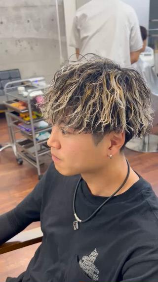 縦落ちパーマ