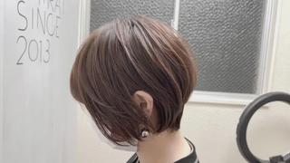 #ショートヘア#ハイライトカラー#メッシュ#デザインカラー#アディクシーカラー