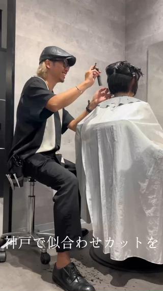 ショート パーマ 似合わせカット 岩滿のヘアスタイル