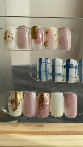 サンプルアート（色変更、アート本数変更可）
Instagramにてサンプル更新中 