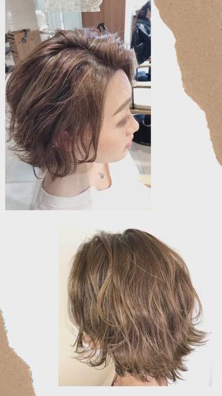 ショート カラー 《インナーカラー》 YAMADAのヘアスタイル