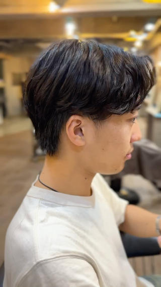 ショート メンズ メンズ/マッシュ センターパート/悠羽のヘアスタイル