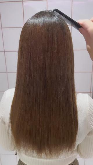 ロング ✨縮毛矯正✨レイヤー ホウダカズヒロのヘアスタイル