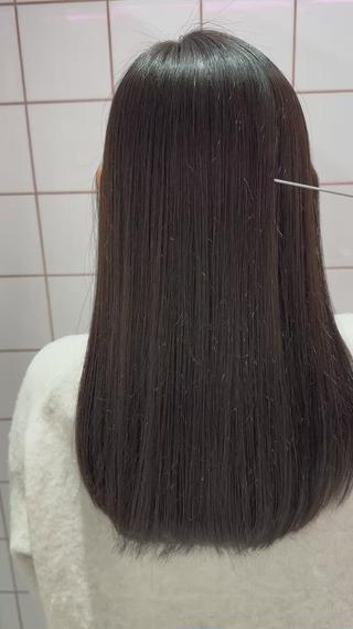 セミロング ✨縮毛矯正✨レイヤー ホウダカズヒロのヘアスタイル