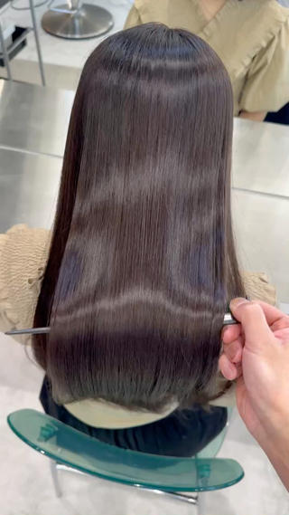 ロング ✨縮毛矯正✨レイヤー ホウダカズヒロのヘアスタイル