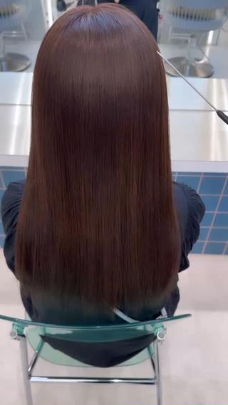 ロング ✨縮毛矯正✨レイヤー ホウダカズヒロのヘアスタイル