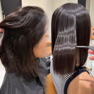 小顔ボブ jilblanカホのヘアスタイル
