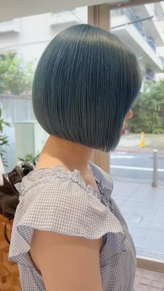 ショート 小顔ボブ jilblanカホのヘアスタイル