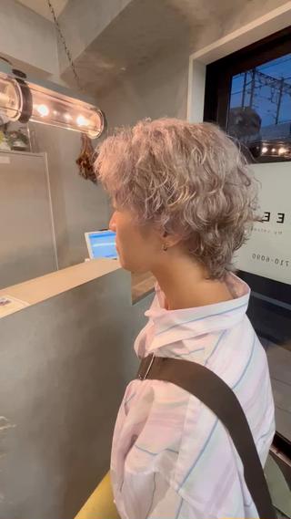 カラー パーマ メンズ Haru/THREE …by velvetのヘアスタイル