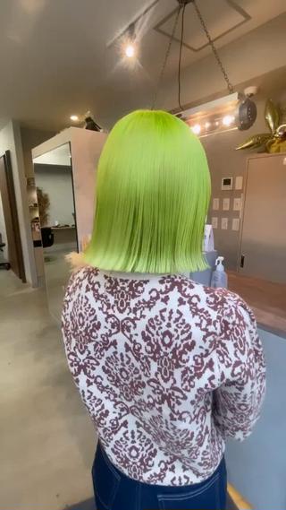ミディアム カラー Haru/THREE …by velvetのヘアスタイル