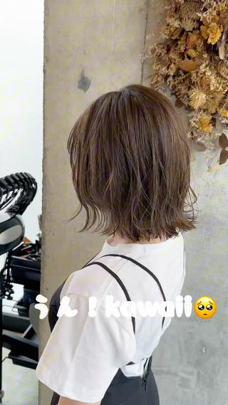 ミディアム カラー 魅力引き出しUP😉 ✂︎吉田尚矢✂︎のヘアスタイル
