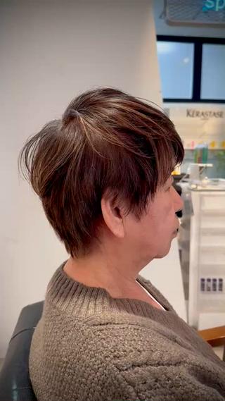 ショート カラー 関内/メンズ/ パーマ/Hosakaのヘアスタイル