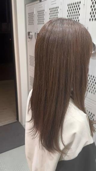 セミロング カラー 当日予約⭕️ 太田のヘアスタイル