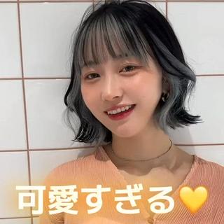 ミディアム カラー 🩷小川大輔🩷 ボブ/インナーカラーのヘアスタイル