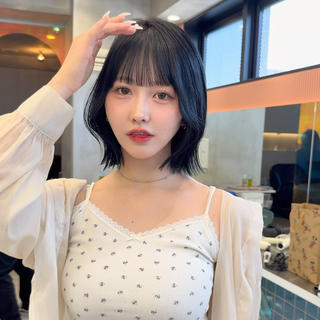 ミディアム カラー 🩷小川大輔🩷 ボブ/インナーカラーのヘアスタイル