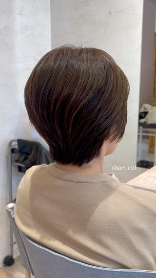 ショート 田中 千尋のヘアスタイル