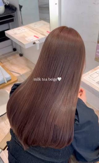 ロング 田中 千尋のヘアスタイル