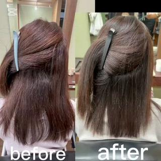 セミロング 三好 ふみやのヘアスタイル
