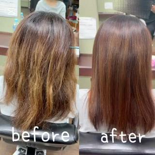 セミロング 三好 ふみやのヘアスタイル