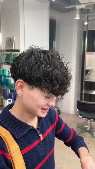 ショート パーマ ☀️fifth天神 英令🌙のヘアスタイル