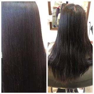 ロング 山口 晃也のヘアスタイル