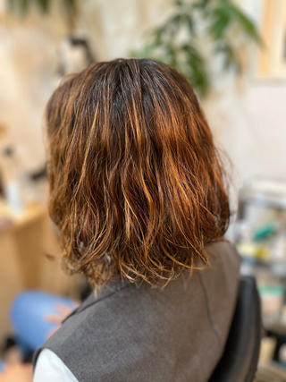ミディアム 山口 晃也のヘアスタイル