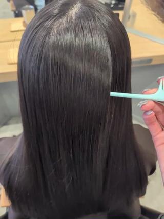ロング 古屋 美春のヘアスタイル