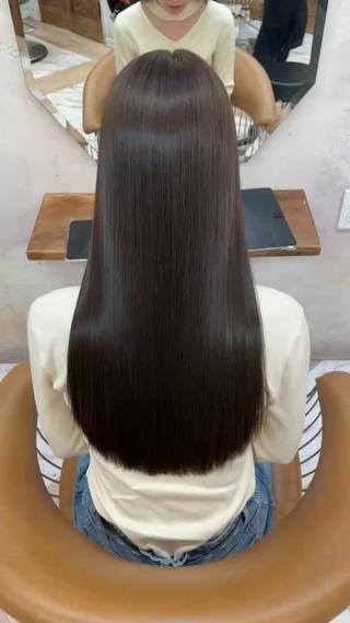 ロング 縮毛矯正/艶カラー 笠原康平のヘアスタイル