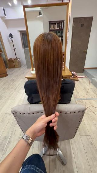 ロング カラー PEIGE OKINAWAのヘアスタイル