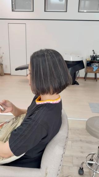 ミディアム カラー PEIGE OKINAWAのヘアスタイル