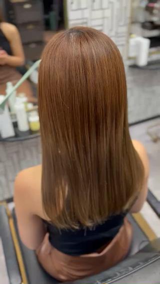 ロング 北村 理奈のヘアスタイル