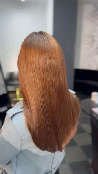 ロング 北村 理奈のヘアスタイル