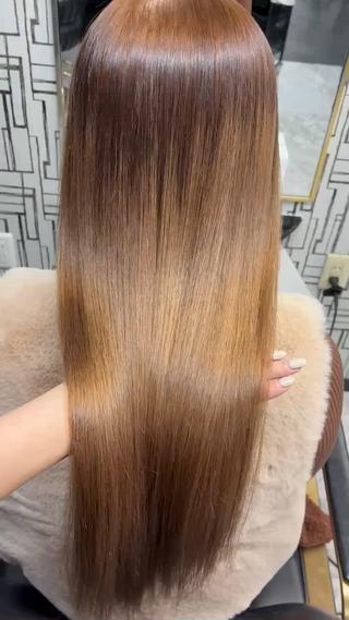 ロング 北村 理奈のヘアスタイル