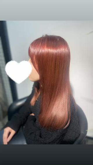 ロング 北村 理奈のヘアスタイル