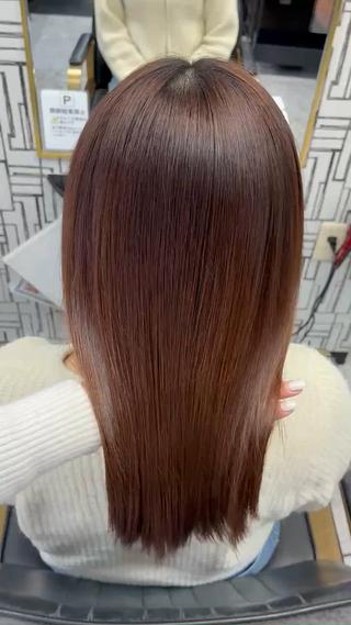 ロング 北村 理奈のヘアスタイル