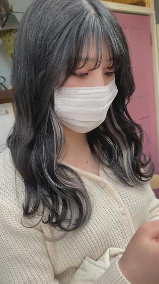 セミロング AYANO /レイヤー/オリーブのヘアスタイル