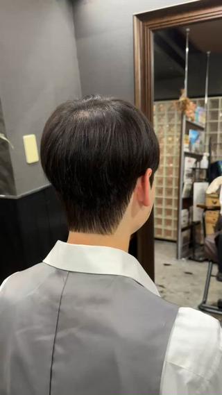 ショート カラー パーマ ヘアアレンジ メンズ キッズ ジユン 지윤のヘアスタイル